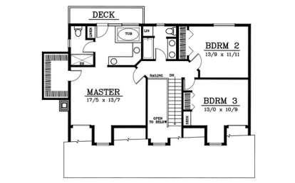 Floorplan 2 for House Plan #692-00186