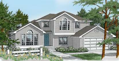 2 Bed, 3 Bath, 2111 Square Foot House Plan - #692-00188