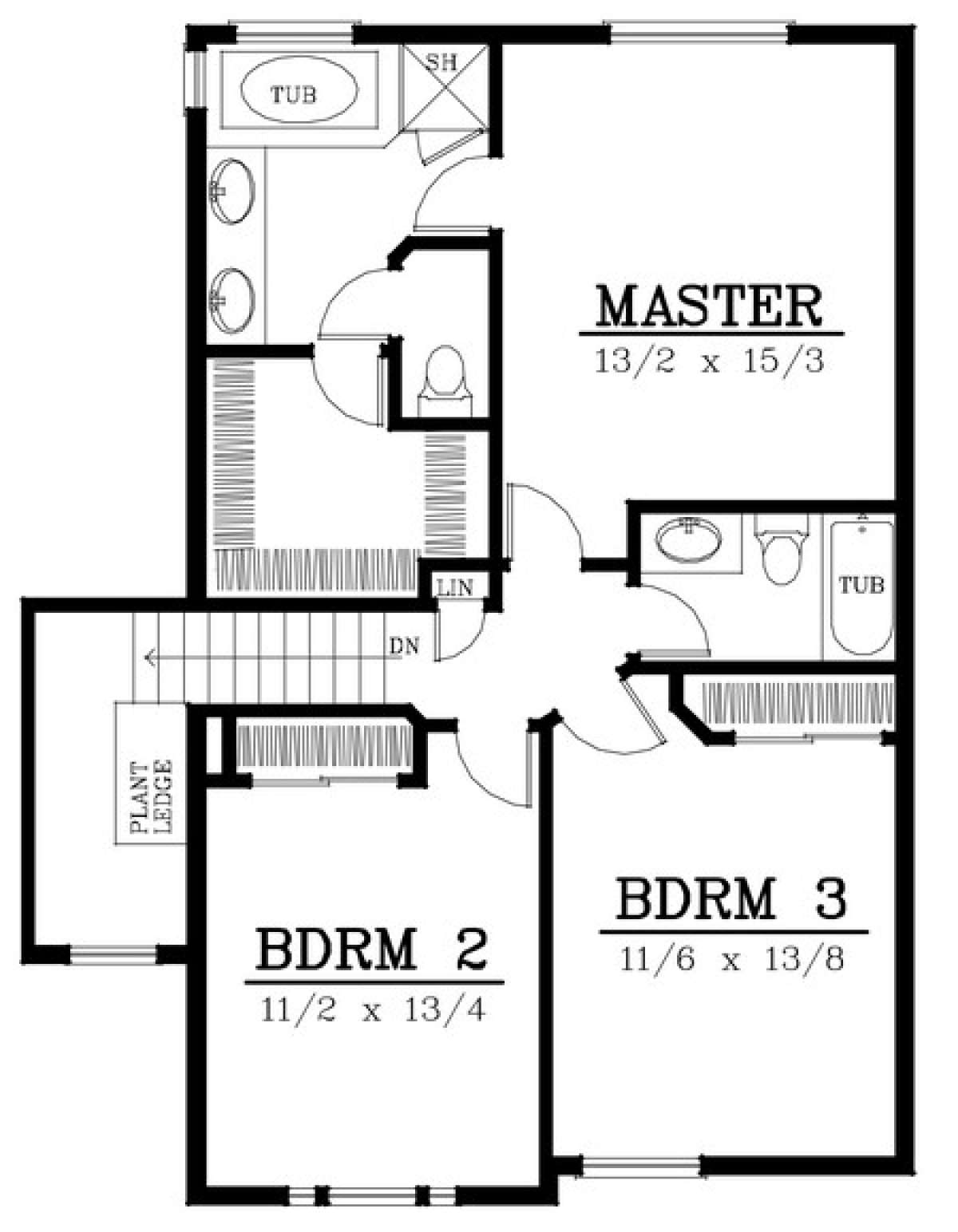 Floorplan 2 for House Plan #692-00188
