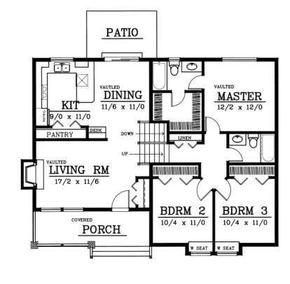 Floorplan 2 for House Plan #692-00189