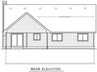 Ranch House Plan #692-00191 Elevation Photo