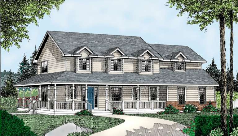 House Plan House Plan #6366 Front Elevation