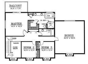 Floorplan 2 for House Plan #692-00192