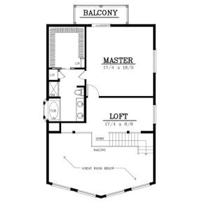 Floorplan 2 for House Plan #692-00193