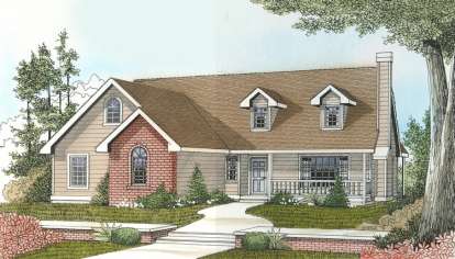 Country House Plan #692-00196 Elevation Photo