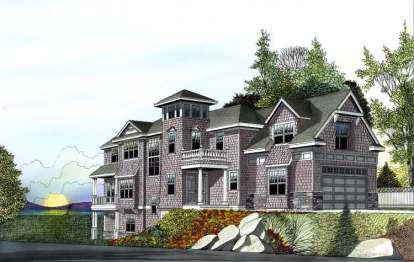 4 Bed, 4 Bath, 4702 Square Foot House Plan - #692-00200