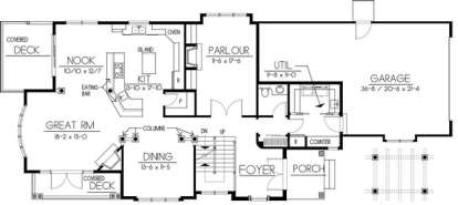 Floorplan 2 for House Plan #692-00200