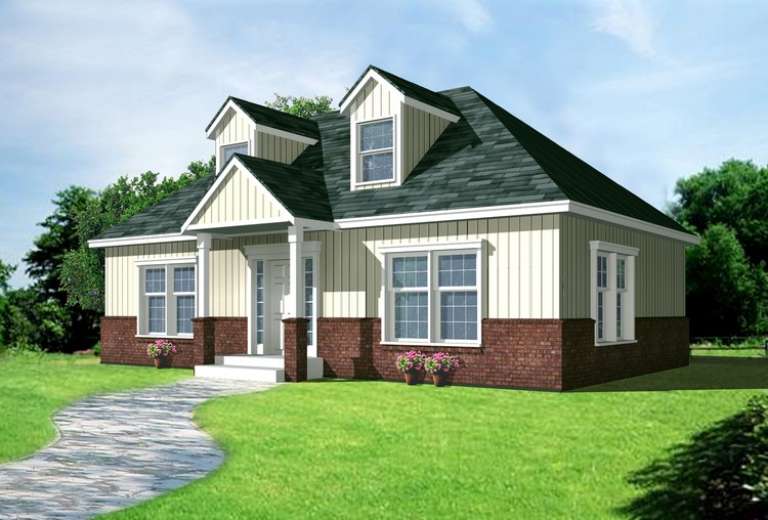 Cottage House Plan #692-00201 Elevation Photo