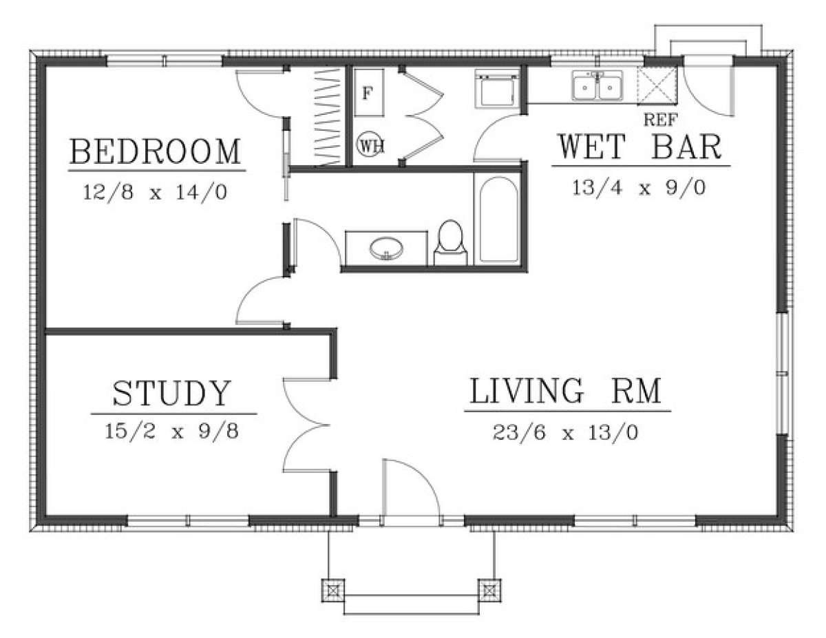 Floorplan 1 for House Plan #692-00201