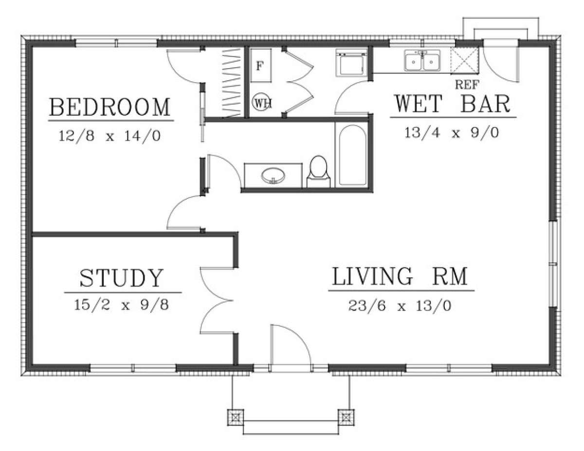 Cottage Plan 1 000 Square Feet 2 Bedrooms 1 Bathroom 692 00201 cottage-plan-1-000-square-feet-2-bedrooms-1-bathroom-692-00201