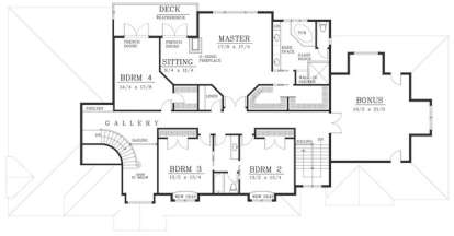 Floorplan 2 for House Plan #692-00204