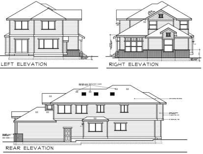 Traditional House Plan #692-00206 Elevation Photo