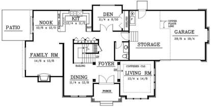 Floorplan 1 for House Plan #692-00206