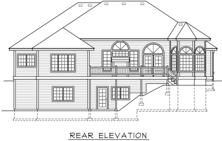 Ranch House Plan #692-00207 Elevation Photo