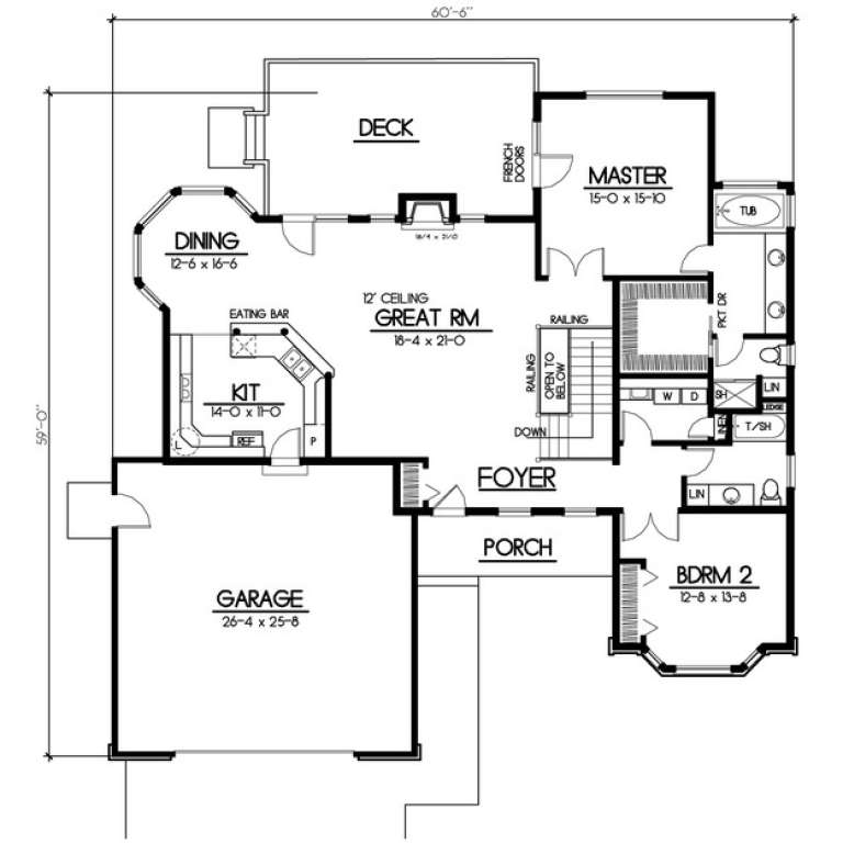 House Plan House Plan #6381 Drawing 1