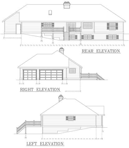 Traditional House Plan #692-00211 Elevation Photo