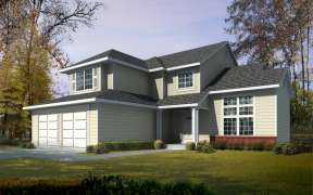 Traditional House Plan #692-00214 Elevation Photo