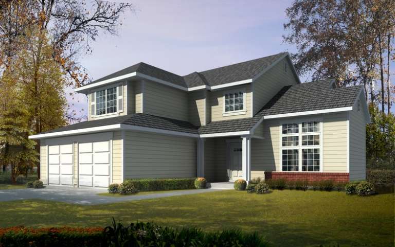 Traditional House Plan #692-00214 Elevation Photo