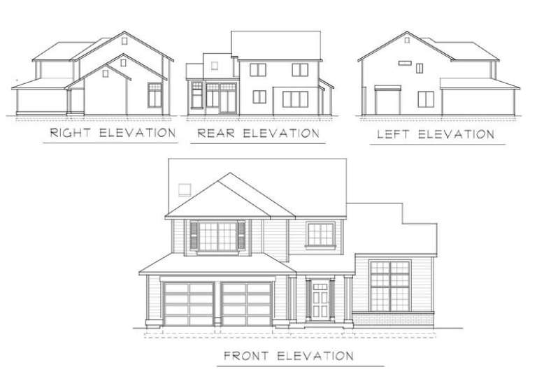 Traditional House Plan #692-00214 Elevation Photo