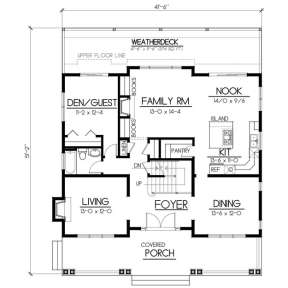 Floorplan 2 for House Plan #692-00216