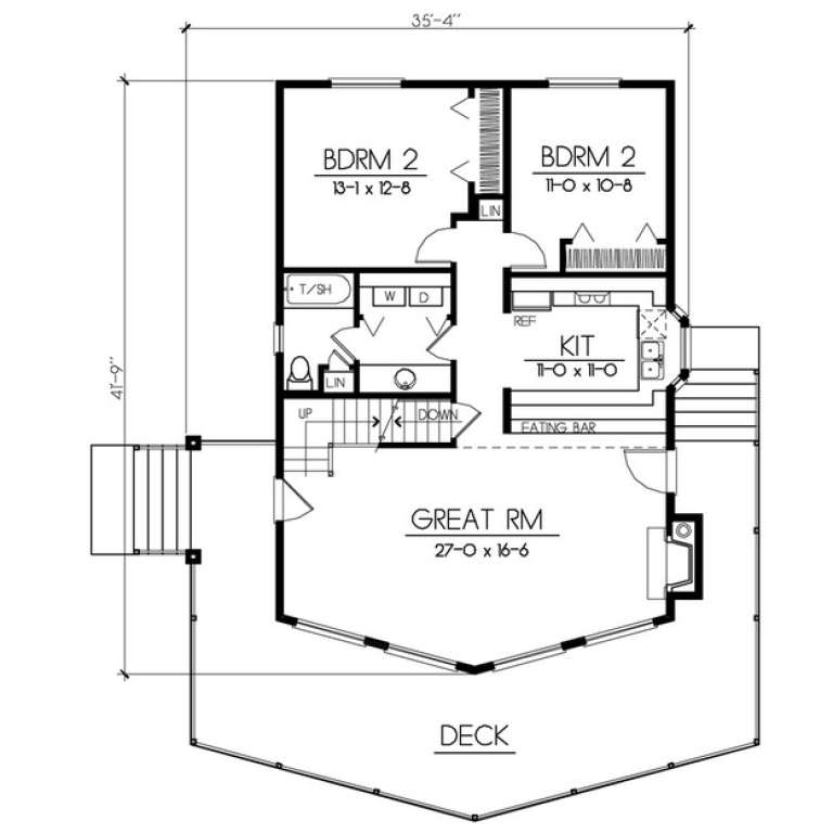 House Plan House Plan #6391 Drawing 1