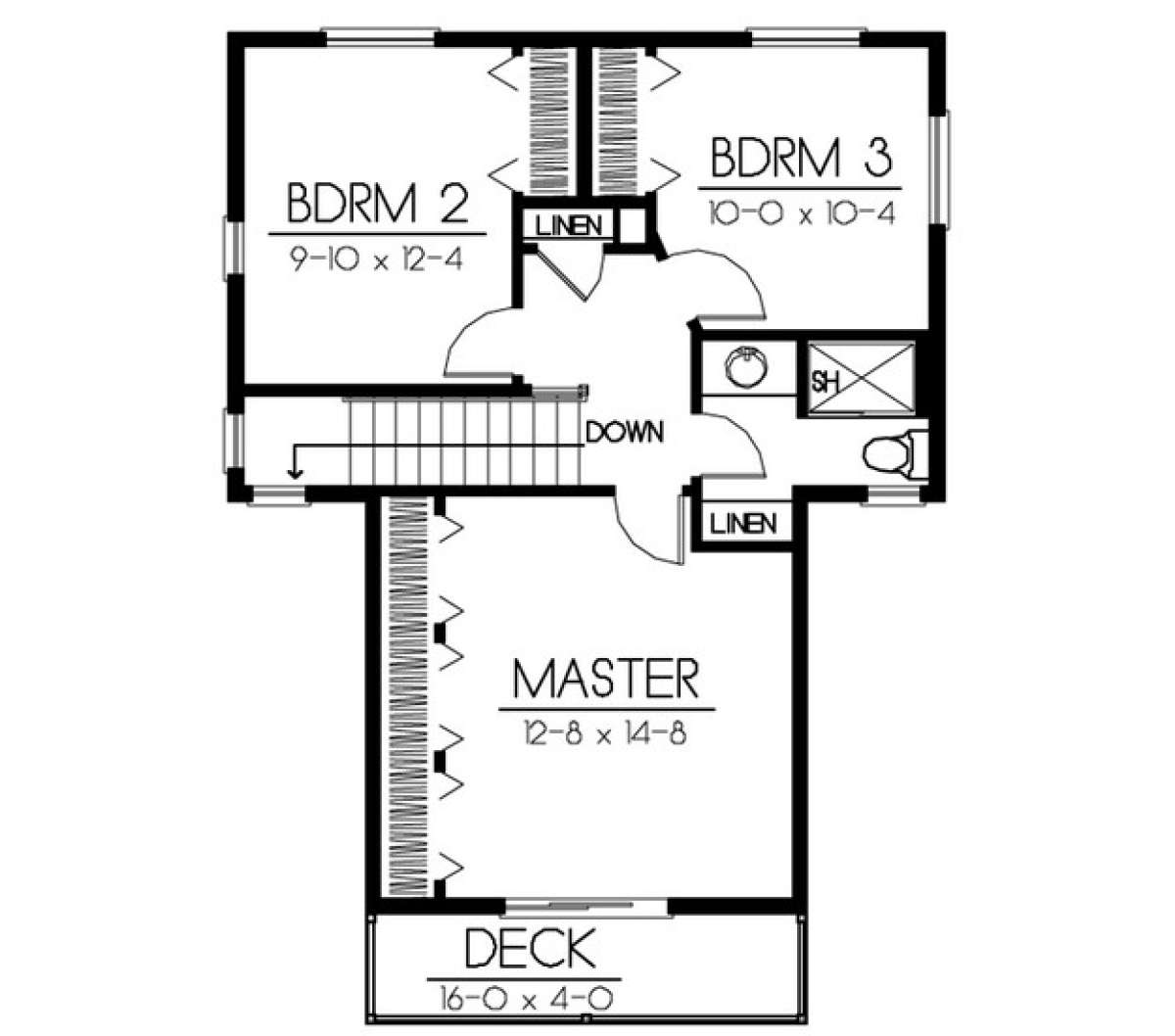 Floorplan 2 for House Plan #692-00218