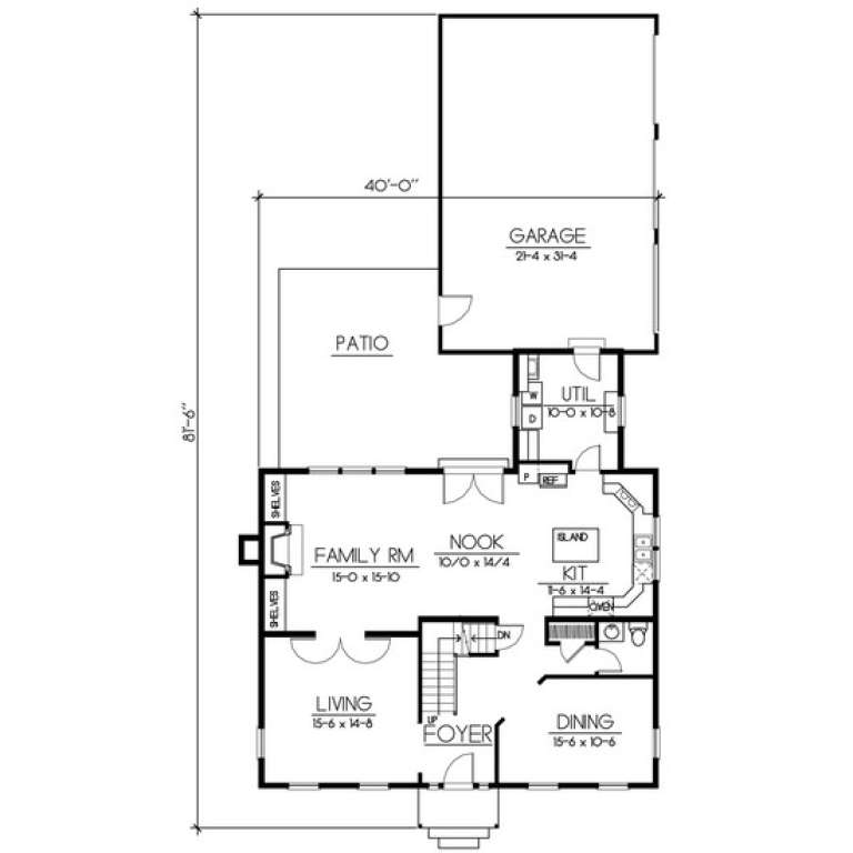House Plan House Plan #6395 Drawing 1