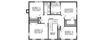 Floorplan 2 for House Plan #692-00221