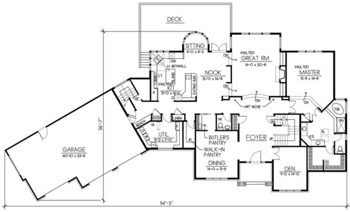 Floorplan 2 for House Plan #692-00223