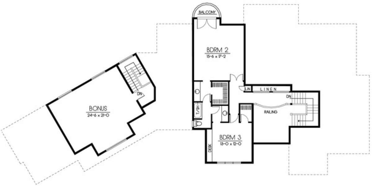Floorplan 3 for House Plan #692-00223