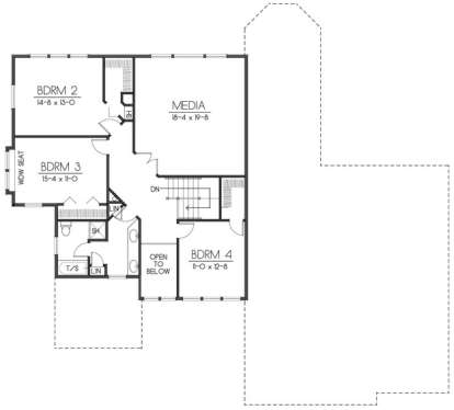 Floorplan 2 for House Plan #692-00227