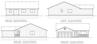 Ranch House Plan #692-00231 Elevation Photo