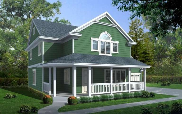 Bungalow House Plan #692-00232 Elevation Photo