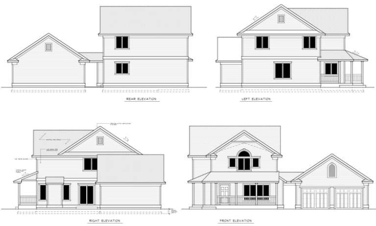 Bungalow House Plan #692-00232 Elevation Photo
