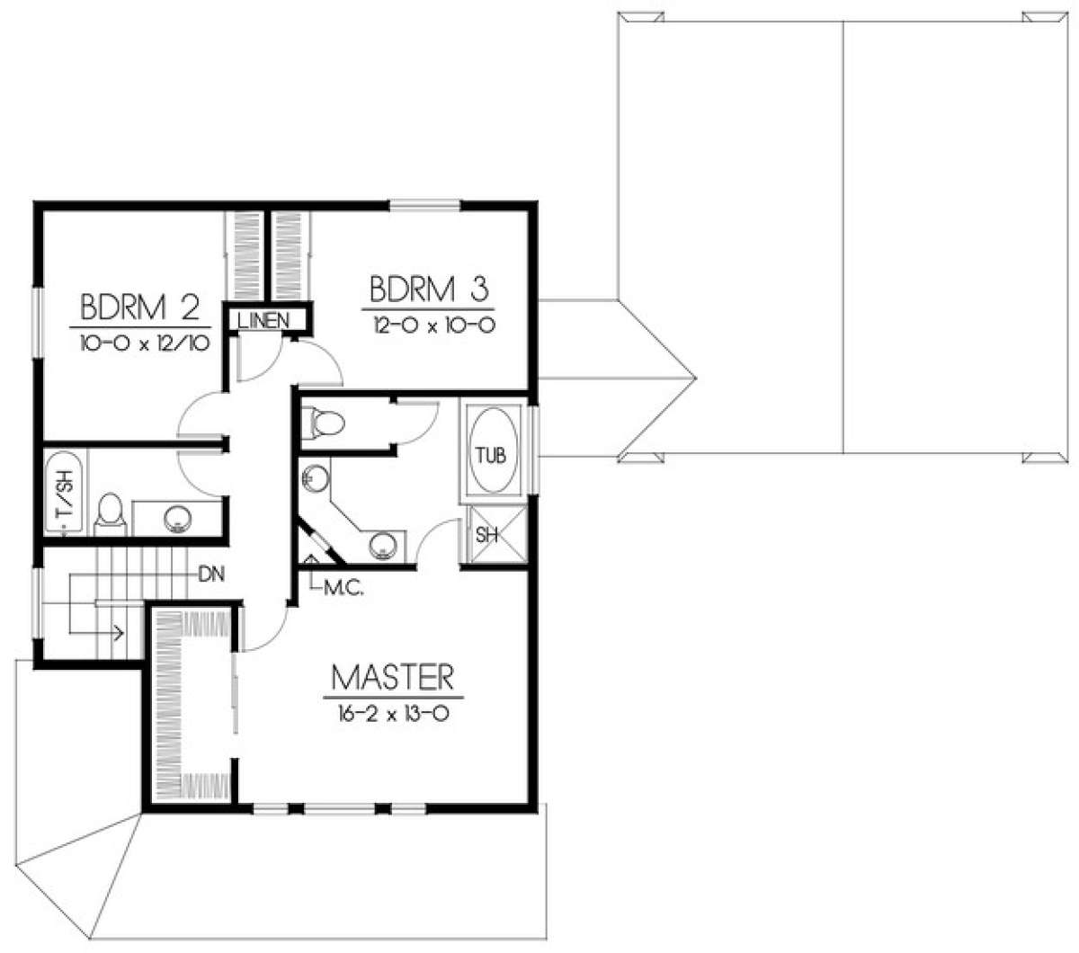 Floorplan 2 for House Plan #692-00232