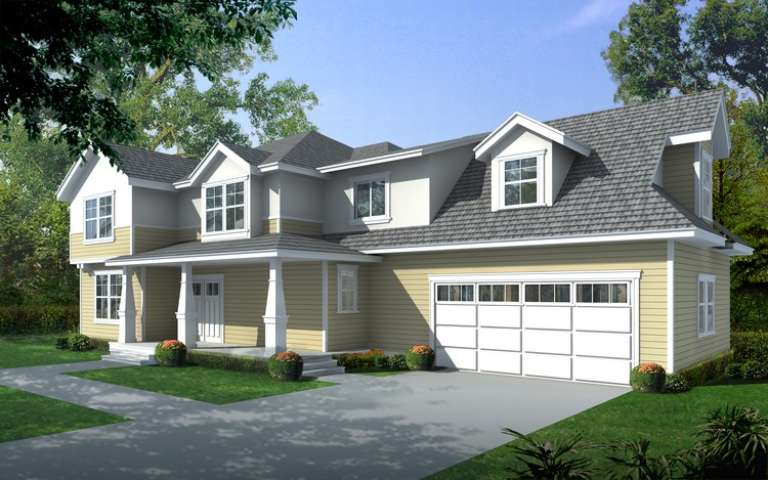 House Plan House Plan #6407 Front Elevation