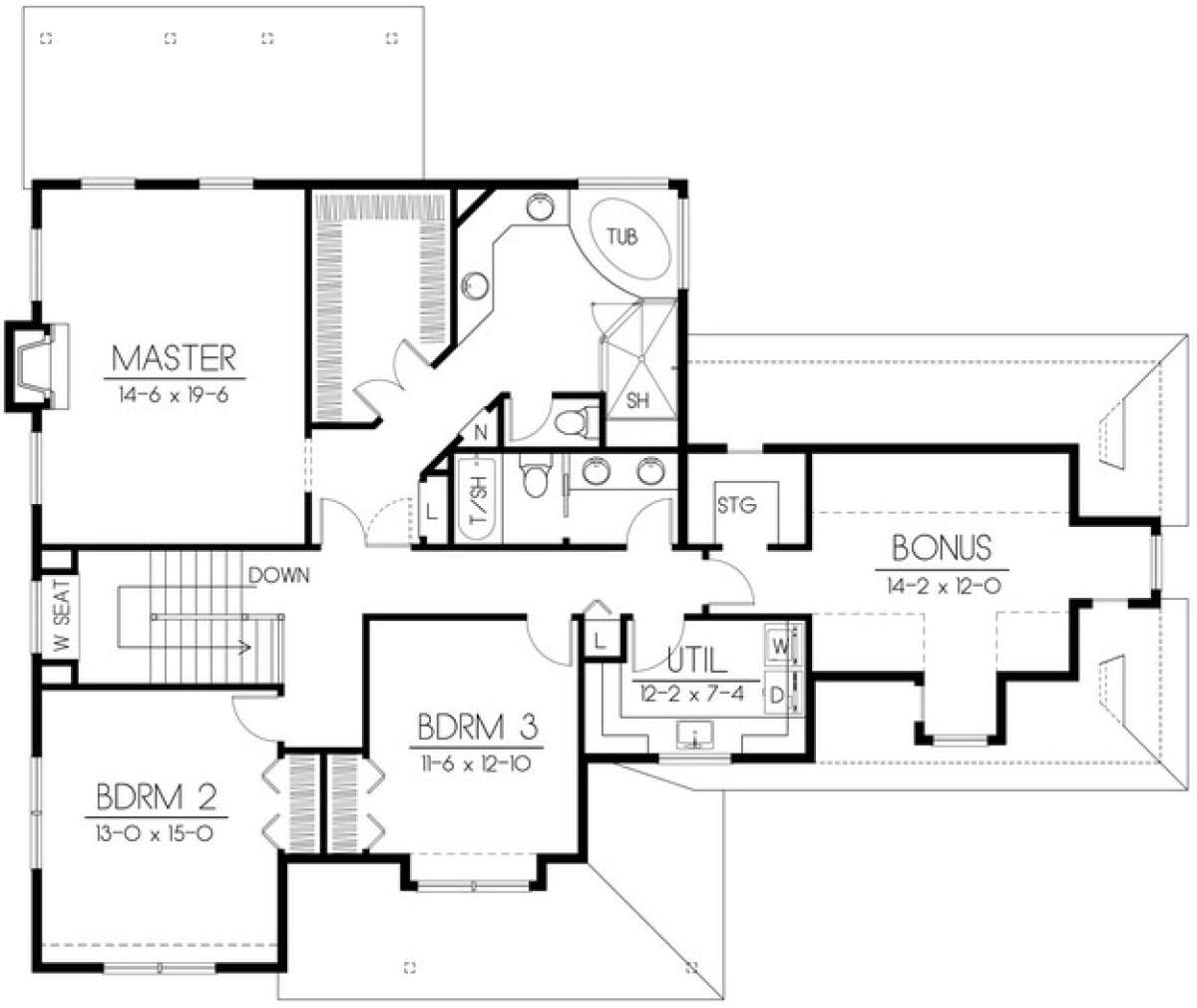 Floorplan 2 for House Plan #692-00233