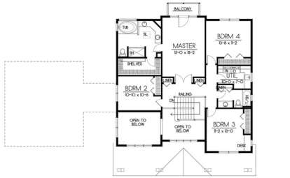 Floorplan 2 for House Plan #692-00235