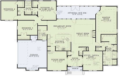 Main Floor for House Plan #110-00812