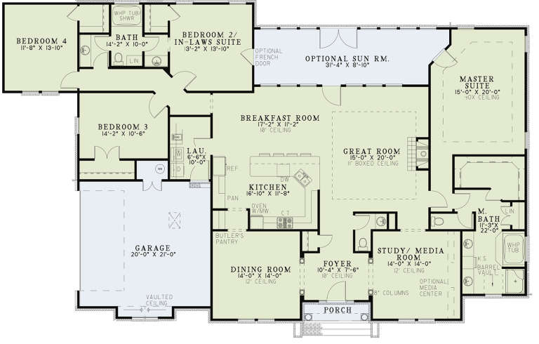 House Plan House Plan #6410 Drawing 1