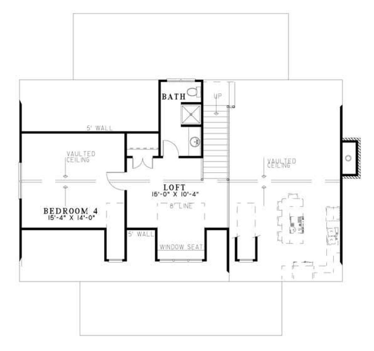 Floorplan 2 for House Plan #110-00815