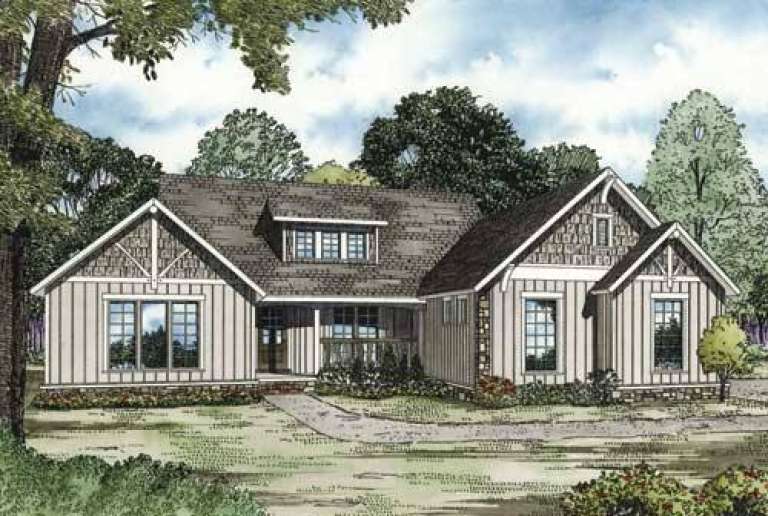 House Plan House Plan #6415 Front Elevation