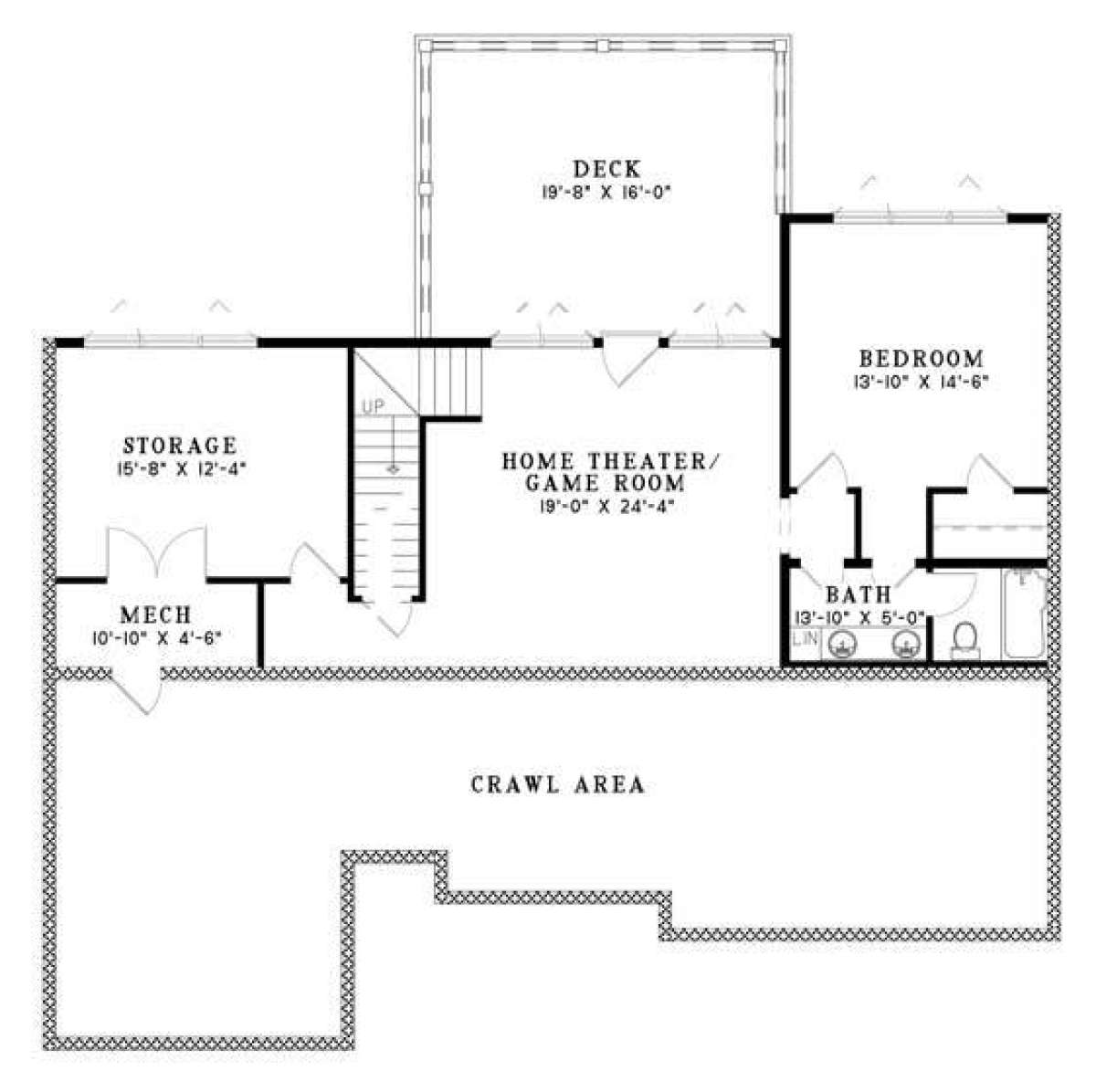 Floorplan 1 for House Plan #110-00817