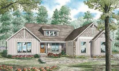 4 Bed, 3 Bath, 3016 Square Foot House Plan - #110-00818