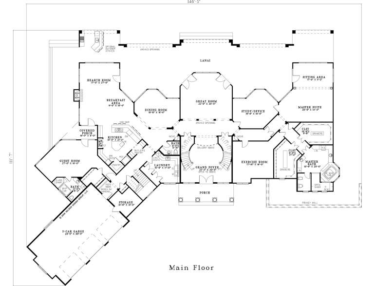 House Plan House Plan #6425 Drawing 1