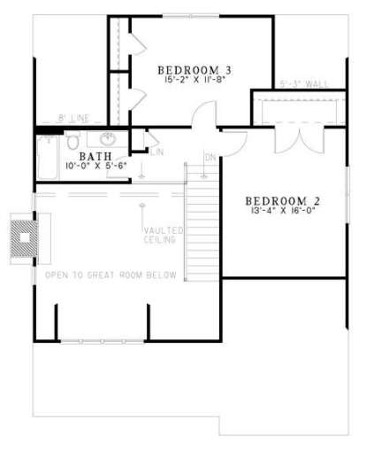 Floorplan 2 for House Plan #110-00828