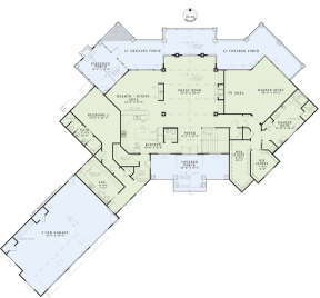 Floorplan 1 for House Plan #110-00829