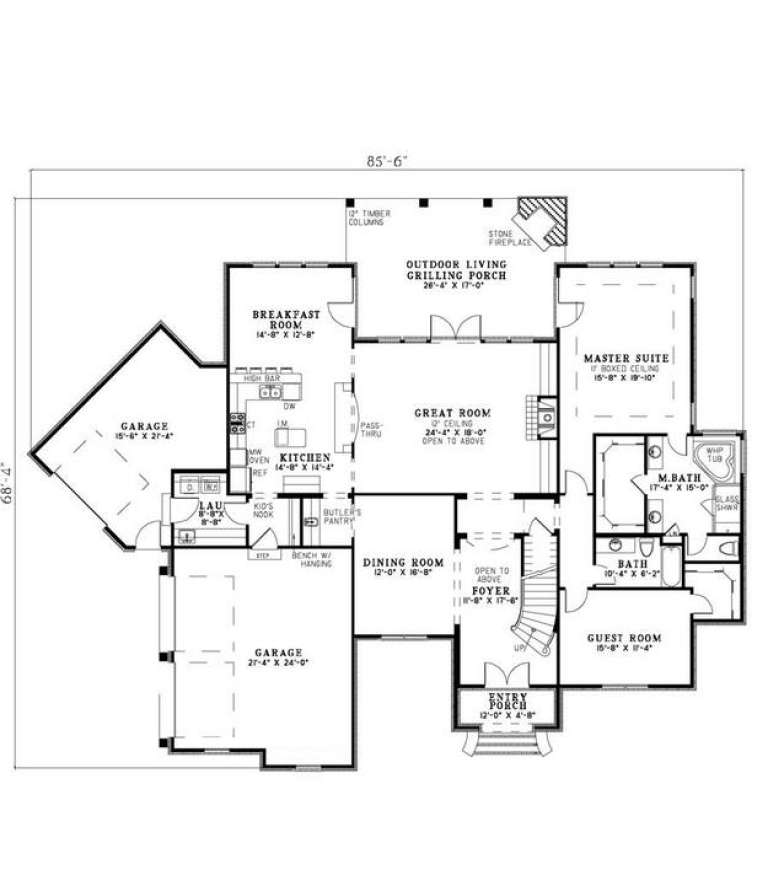 House Plan House Plan #6459 Drawing 1
