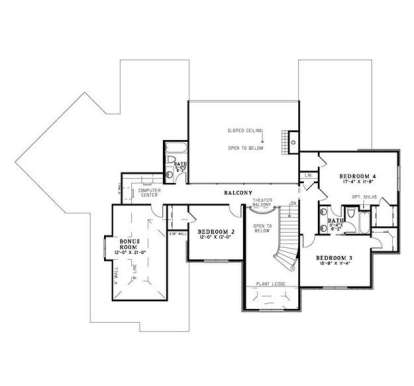 Floorplan 2 for House Plan #110-00834