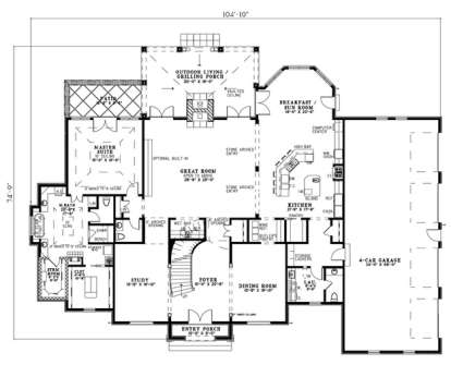 Main Floor for House Plan #110-00835